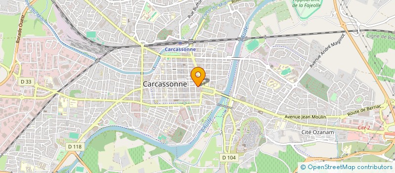 localisation de l'entreprise MADAME MARINA REDON  CARCASSONNE