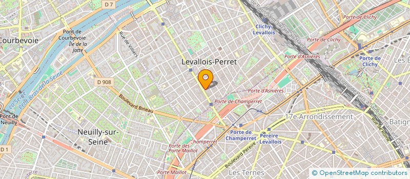localisation de l'entreprise MADAME MARINA RENEE THIBAULT à LEVALLOIS-PERRET