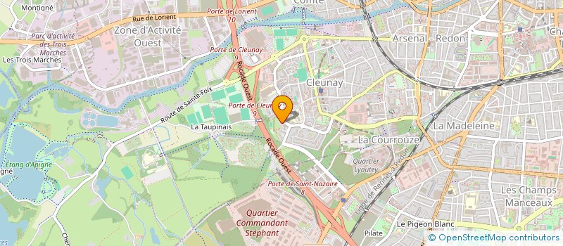 localisation de l'entreprise MADAME MARINA RENIER à RENNES