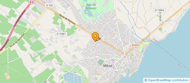localisation de l'entreprise MADAME MARINA REPOLE à MEZE