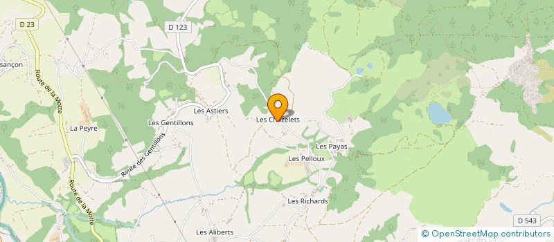 localisation de l'entreprise MADAME MARINA RESTOY GARCIA  LA FARE-EN-CHAMPSAUR