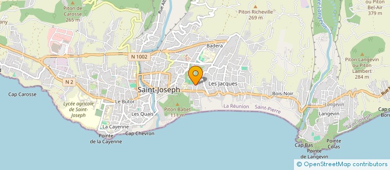 localisation de l'entreprise MADAME MARINA REYPE à SAINT-JOSEPH