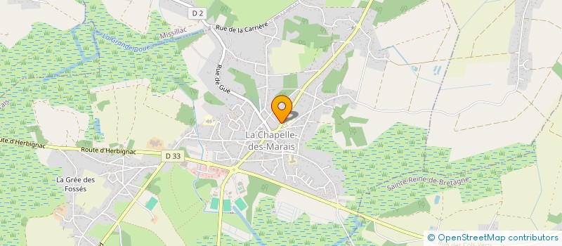 localisation de l'entreprise MADAME MARINA RICHARD  LA CHAPELLE-DES-MARAIS