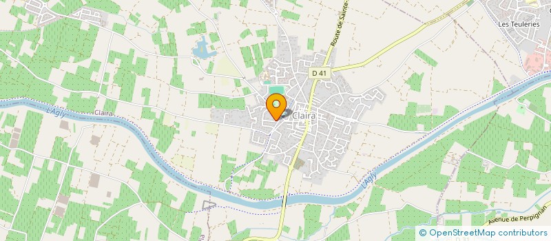 localisation de l'entreprise MADAME MARINA RIOUST  CLAIRA