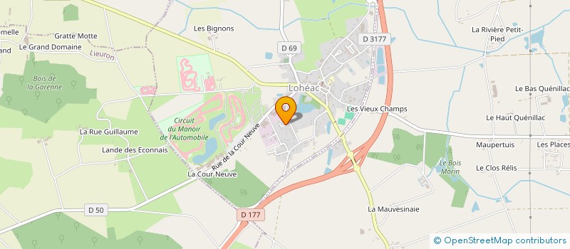 localisation de l'entreprise MADAME MARINA ROBERT  LOHEAC