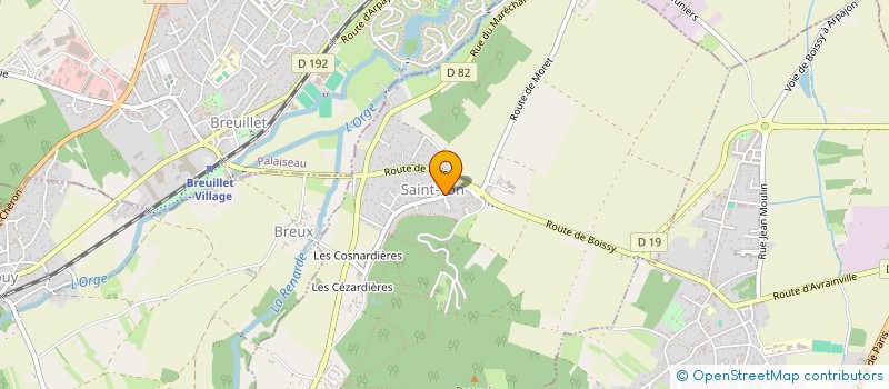 localisation de l'entreprise MADAME MARINA RODRIGUES à SAINT-YON