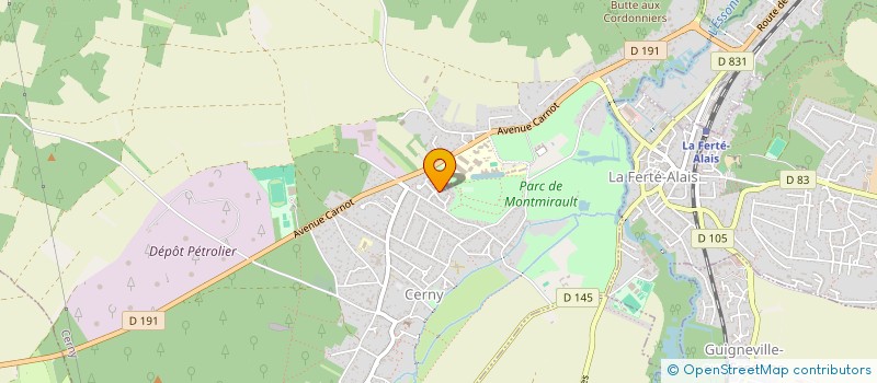 localisation de l'entreprise MADAME MARINA RODRIGUEZ  CERNY