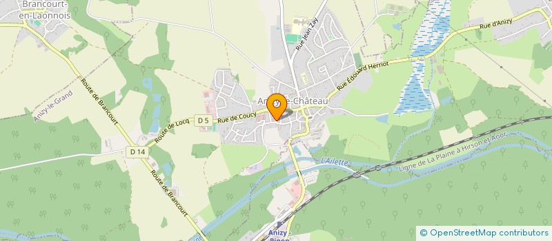 localisation de l'entreprise MADAME MARINA ROGOZINA  ANIZY-LE-GRAND