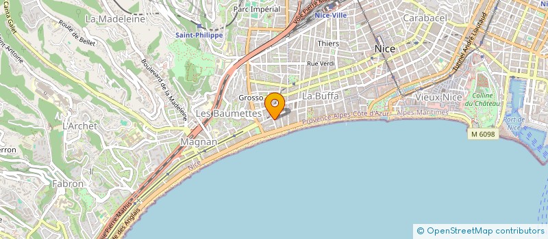 localisation de l'entreprise MADAME MARINA ROSENTHAL PEREIRA LIMA à NICE