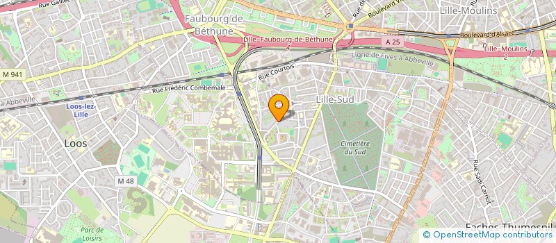 localisation de l'entreprise MADAME MARINA ROSSELLE à LILLE