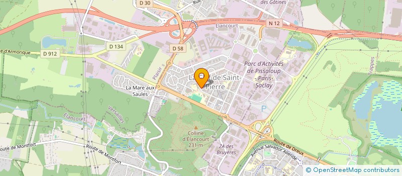 localisation de l'entreprise MADAME MARINA ROUXEL  ELANCOURT