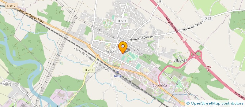 localisation de l'entreprise MADAME MARINA ROUYA  ARTIX