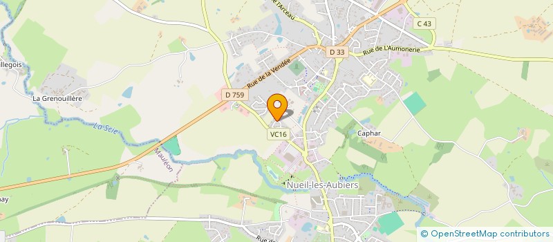 localisation de l'entreprise MADAME MARINA ROY  NUEIL-LES-AUBIERS