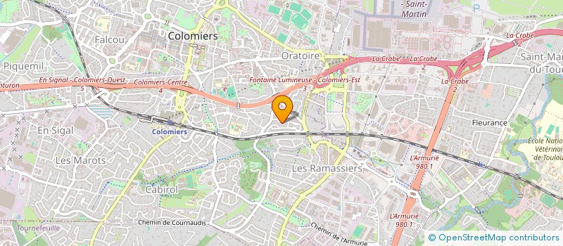 localisation de l'entreprise MADAME MARINA RYABOKON à COLOMIERS