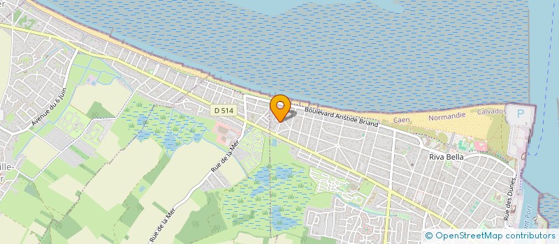 localisation de l'entreprise MADAME MARINA SABINE  OUISTREHAM