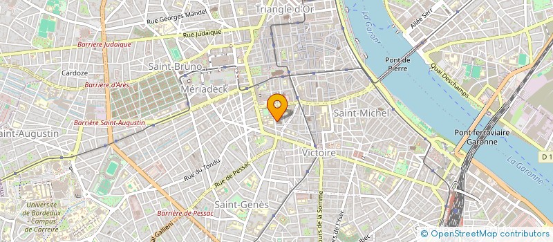 localisation de l'entreprise MADAME MARINA SAINZ  BORDEAUX