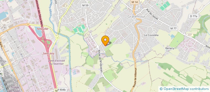 localisation de l'entreprise MADAME MARINA SANCHEZ  GRATENTOUR