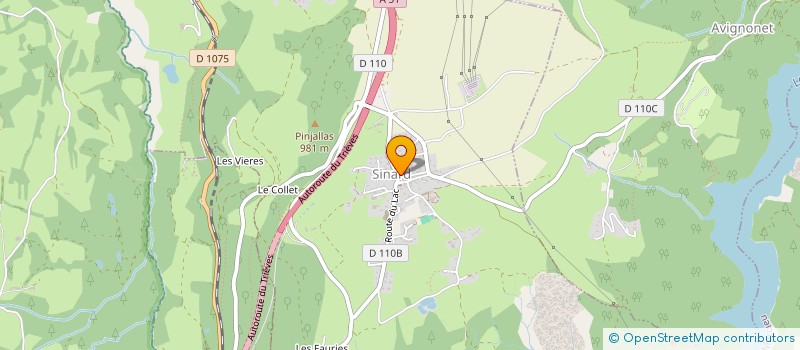 localisation de l'entreprise MADAME MARINA SANGRA  SINARD