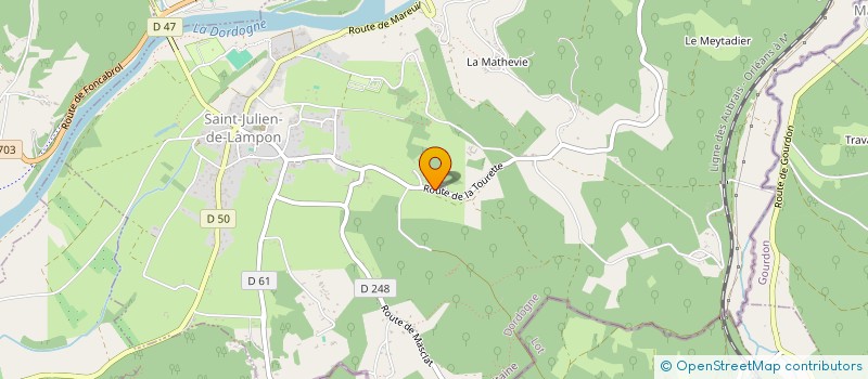 localisation de l'entreprise MADAME MARINA SANTINI  SAINT-JULIEN-DE-LAMPON
