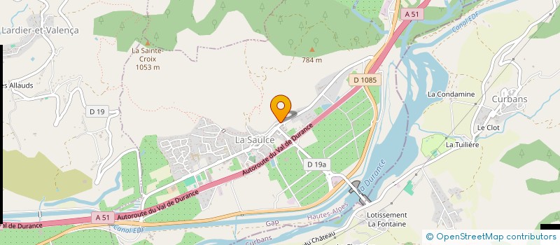 localisation de l'entreprise MADAME MARINA SARRAZIN  LA SAULCE