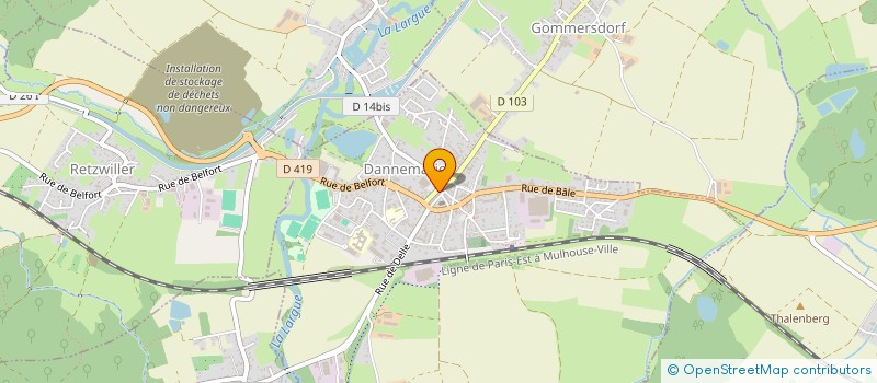 localisation de l'entreprise MADAME MARINA SCHWOB à DANNEMARIE