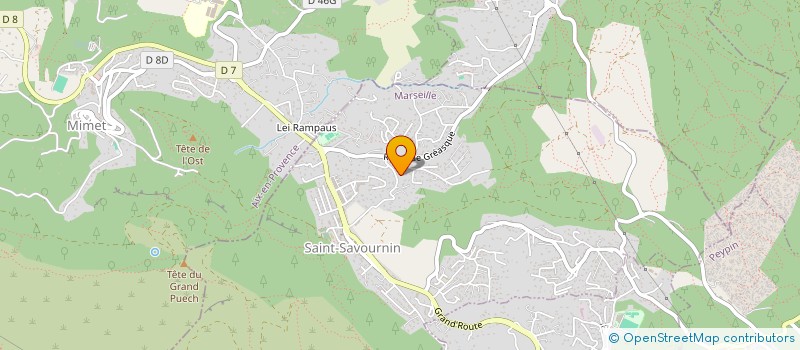 localisation de l'entreprise MADAME MARINA SEMENTCHENKOFF  SAINT-SAVOURNIN