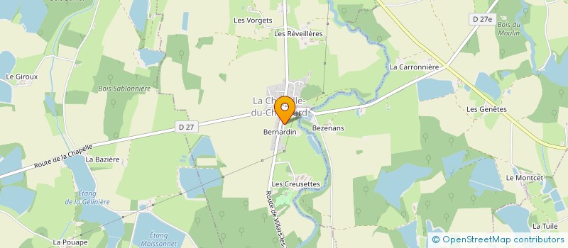 localisation de l'entreprise MADAME MARINA SERAFIN  LA CHAPELLE-DU-CHATELARD