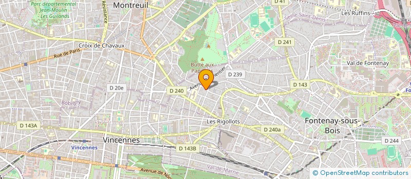 localisation de l'entreprise MADAME MARINA SICA à FONTENAY-SOUS-BOIS