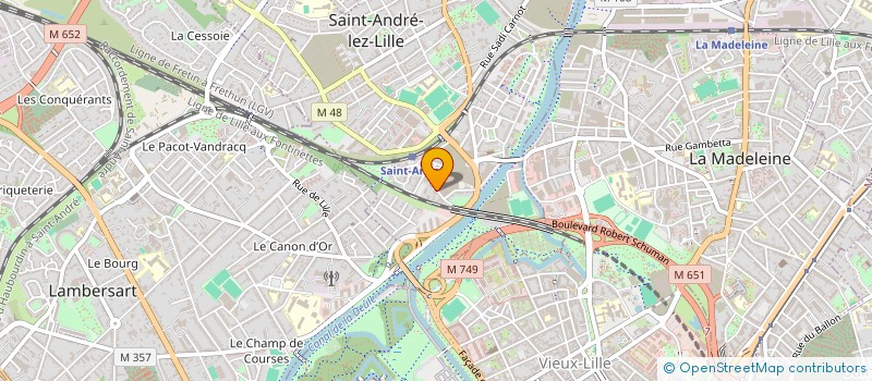 localisation de l'entreprise MADAME MARINA SOLER à SAINT-ANDRE-LEZ-LILLE