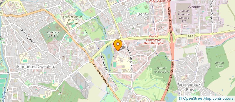 localisation de l'entreprise MADAME MARINA SORCE à METZ