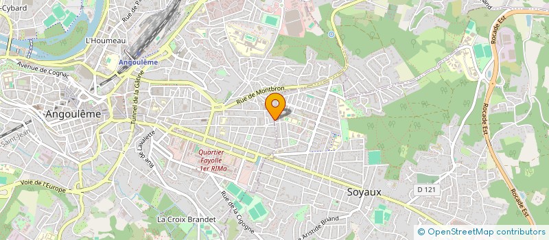 localisation de l'entreprise MADAME MARINA SOUDIERE à ANGOULEME