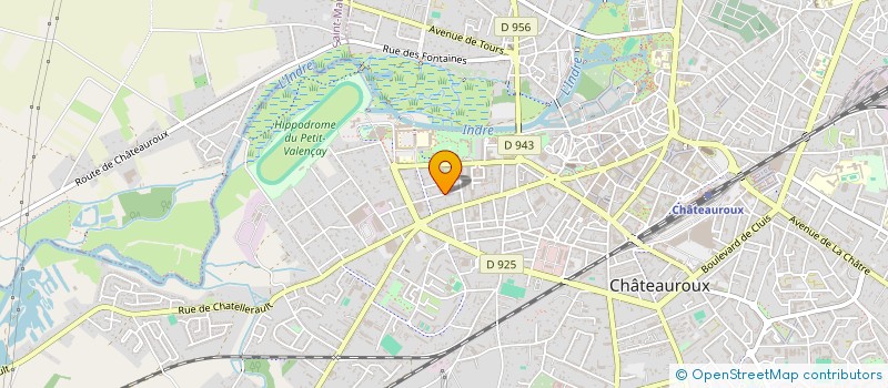 localisation de l'entreprise MADAME MARINA SOULAS à CHATEAUROUX