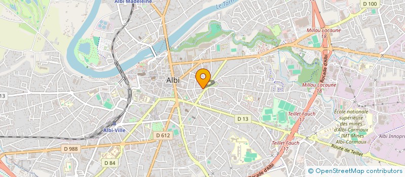 localisation de l'entreprise MADAME MARINA SOUTADE à ALBI