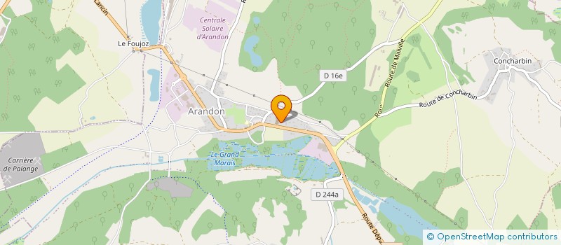 localisation de l'entreprise MADAME MARINA SPARTI  ARANDON-PASSINS