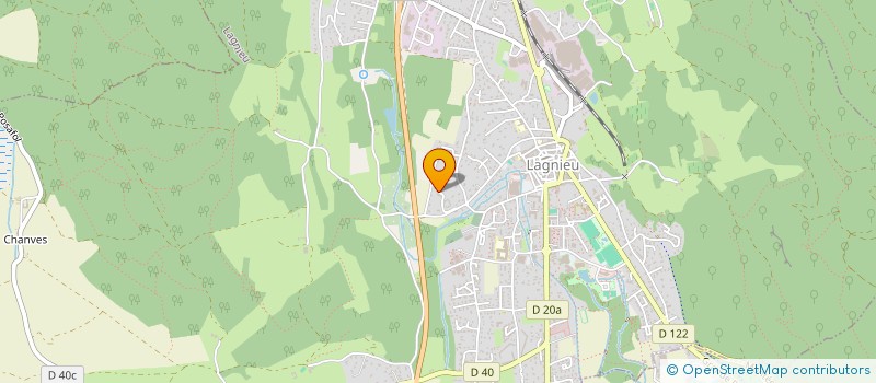 localisation de l'entreprise MADAME MARINA SPATARO  LAGNIEU