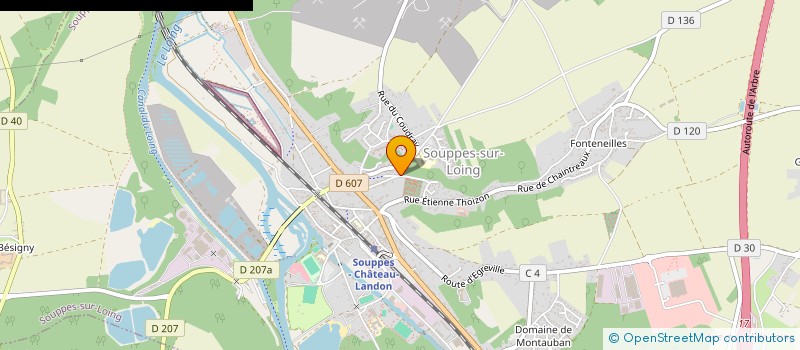 localisation de l'entreprise MADAME MARINA STARYKH  SOUPPES-SUR-LOING