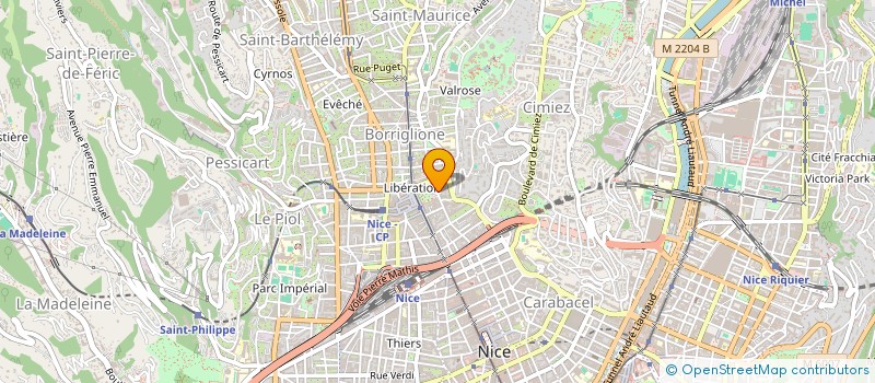 localisation de l'entreprise MADAME MARINA STEPHANIE TREZZINI à NICE