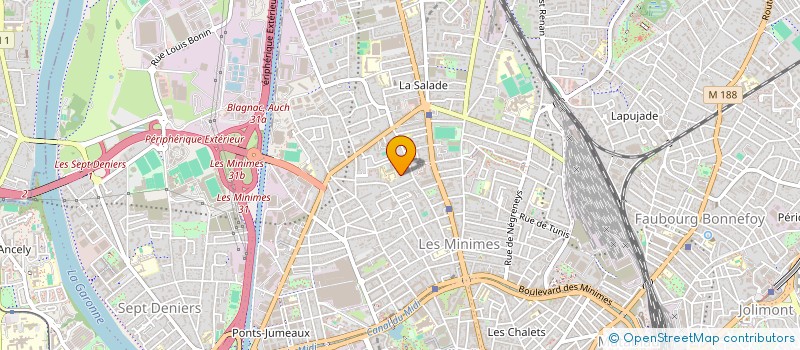 localisation de l'entreprise MADAME MARINA SUILHARD  TOULOUSE