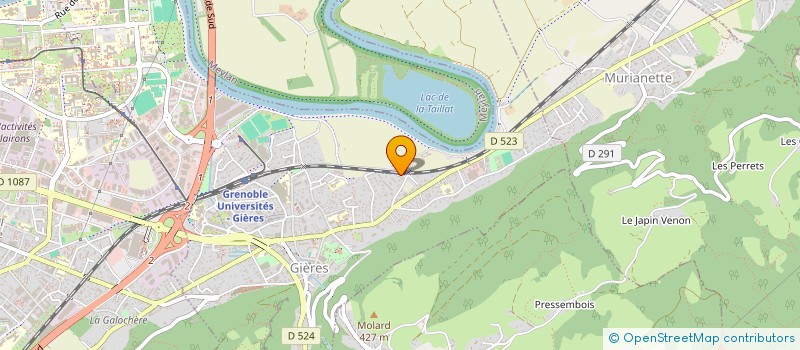 localisation de l'entreprise MADAME MARINA TAMBOROWSKI  GIERES