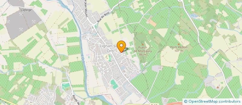 localisation de l'entreprise MADAME MARINA TAMET  LIGNAN-SUR-ORB