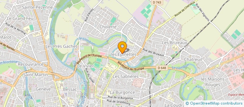 localisation de l'entreprise MADAME MARINA TEILLOUT à NIORT