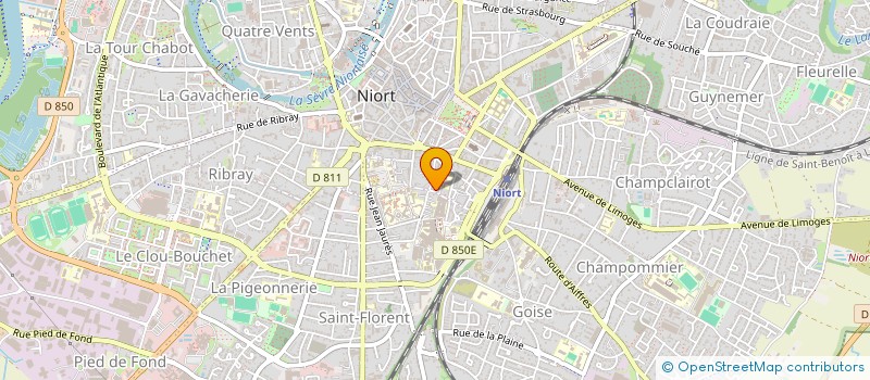 localisation de l'entreprise MADAME MARINA TELLIER à NIORT