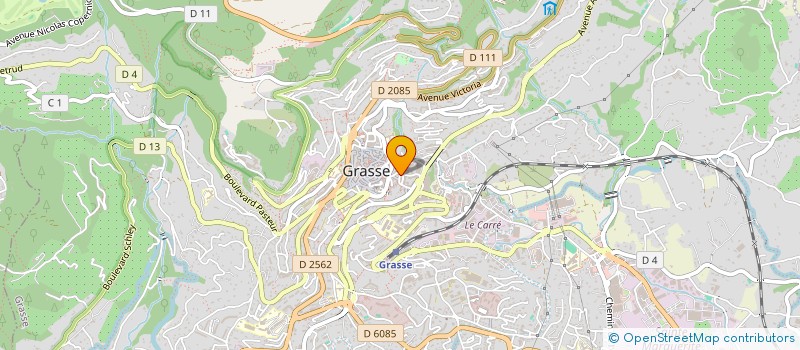 localisation de l'entreprise MADAME MARINA THIERRY  GRASSE
