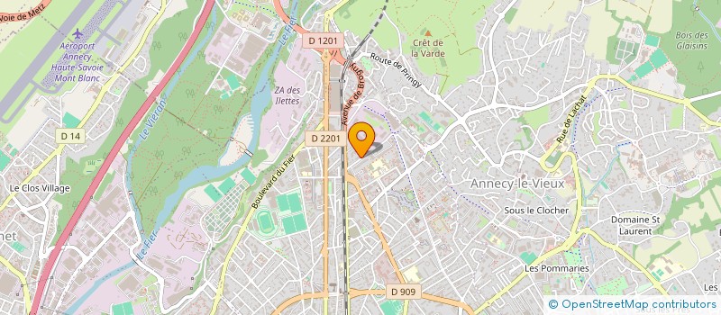 localisation de l'entreprise MADAME MARINA TIMOFEEVA à ANNECY