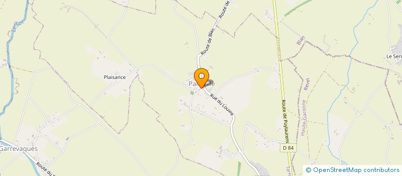 localisation de l'entreprise MADAME MARINA TOURRES  PALLEVILLE