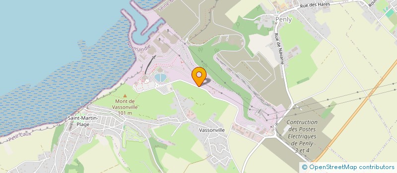 localisation de l'entreprise MADAME MARINA TOUSSAINT  PETIT-CAUX