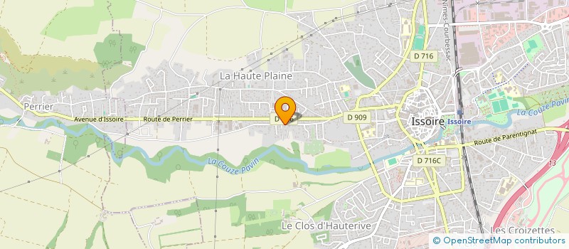 localisation de l'entreprise MADAME MARINA VALERIE SCHNERB  ISSOIRE