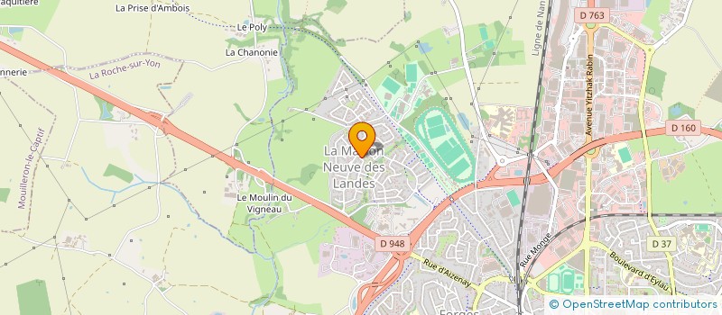 localisation de l'entreprise MADAME MARINA VARIN à ROCHE SUR YON (LA)