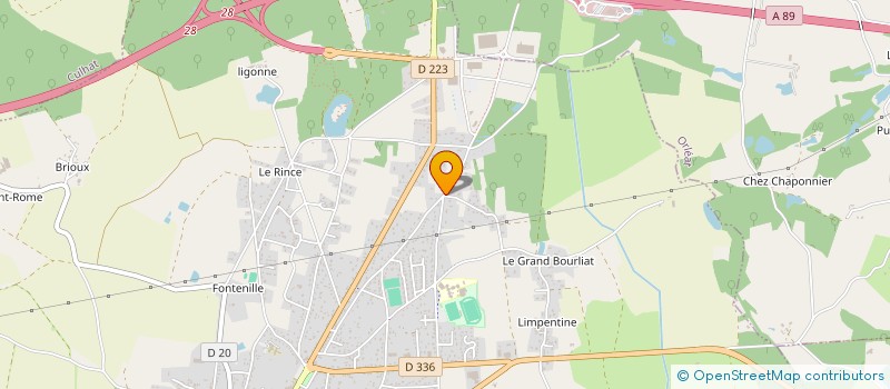 localisation de l'entreprise MADAME MARINA VEISSIERE  LEZOUX