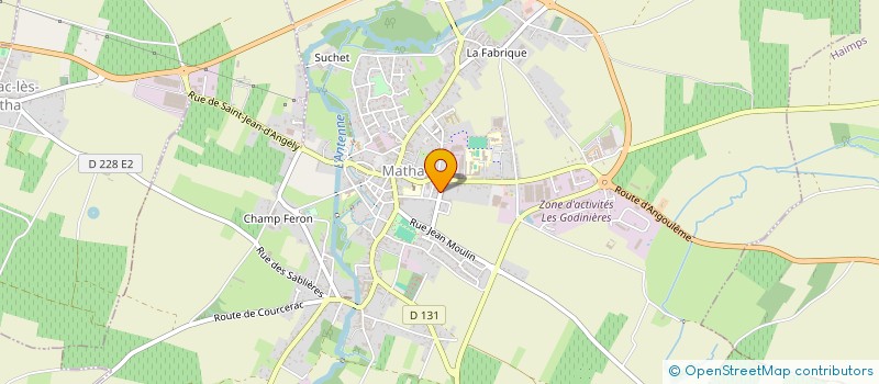 localisation de l'entreprise MADAME MARINA VERNIERE  MATHA